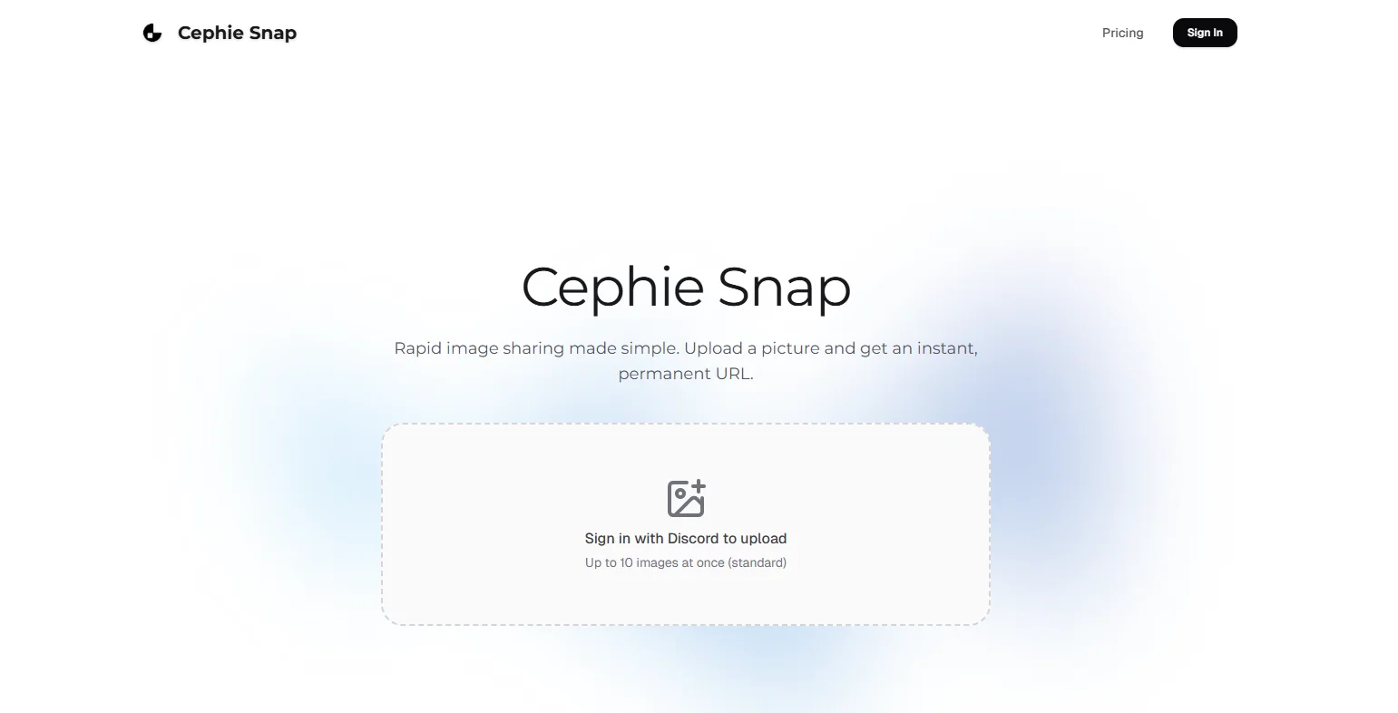 Cephie Snap upload flow